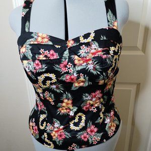 Disney Mickey Mouse & Minnie Mouse Tropical Retro Tank Top Plus Size
